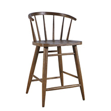 5-Piece Counter Height Dining Set with Round Table and Spindle Back Barstools