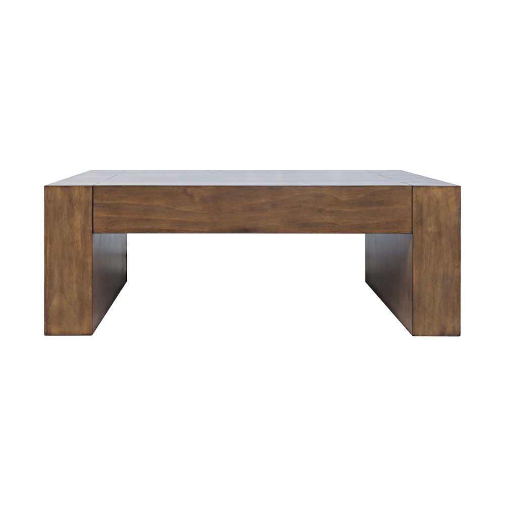 Taos Modern Rustic 52" Dovetailed Coffee Table