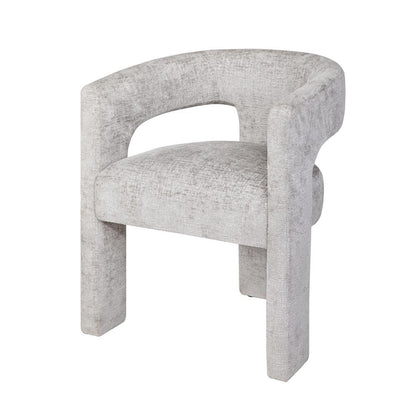 Gwen Modern Luxury Jacquard Fabric Sculpture Armchair - Set of 2