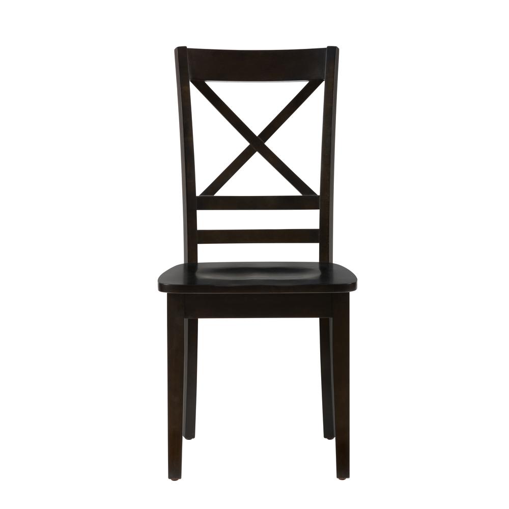 Espresso X Back Chair, Set of 2