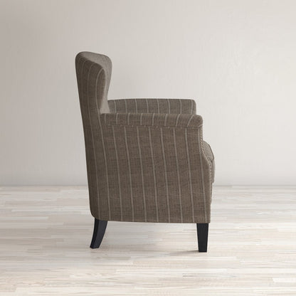 Layla Classic Upholstered Accent Chair with Nailhead Trim