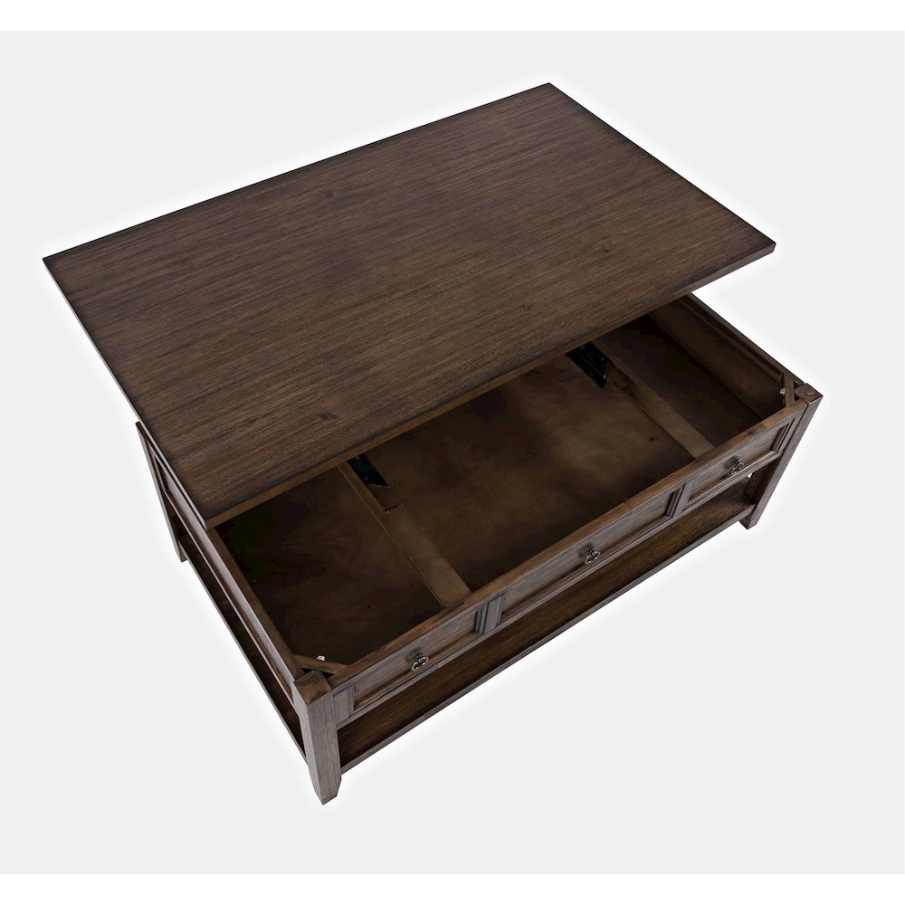 Bakersfield Transitional Rustic 3-Pc Living Room Coffee/End/Side Table Set