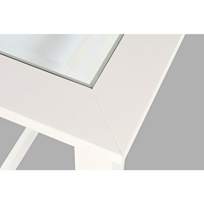 Contemporary 4 Piece Counter Height 66" Dining Table Set with USB Charging