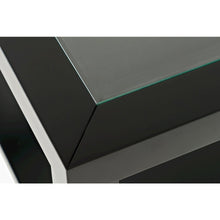 Urban Icon Contemporary Rectangular Glass Inlay Coffee Table