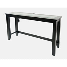 Contemporary 4 Piece Counter Height 66" Dining Table Set with USB Charging