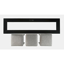 Contemporary 4 Piece Counter Height 66" Dining Table Set with USB Charging