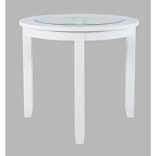 Urban Icon Contemporary 42" Round Counter Height Glass Inlay Dining Table