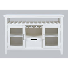 Urban Icon Contemporary 48" Buffet Server with Wine Rack and Stemware Rack