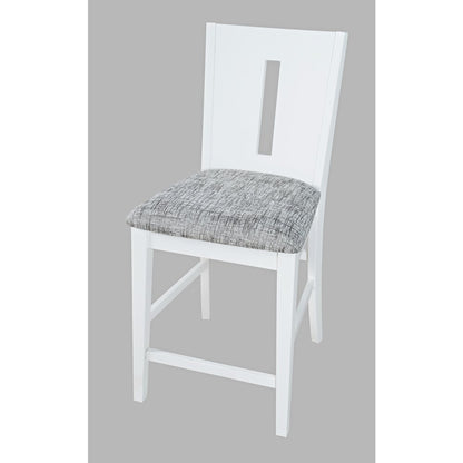 Urban Icon Contemporary Slotback Upholstered Counter Stool (Set of 2)
