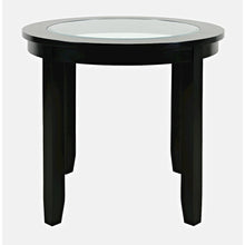 Urban Icon Contemporary 42" Round Counter Height Glass Inlay Dining Table