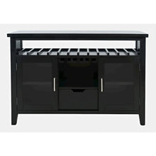 Urban Icon Contemporary 48" Buffet Server with Wine Rack and Stemware Rack