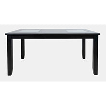 Urban Icon Contemporary 66" Extension Glass Inlay Dining Table