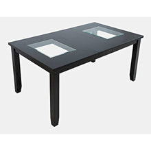 Contemporary 66" Four-Piece Dining Set with Upholstered Chairs and Bench