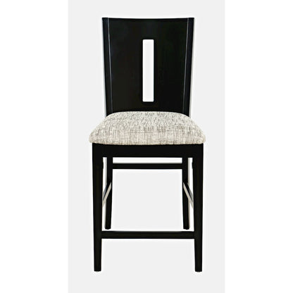 Urban Icon Contemporary Slotback Upholstered Counter Stool (Set of 2)