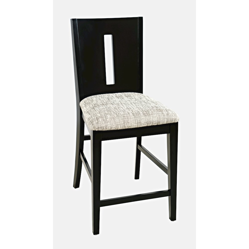 Urban Icon Contemporary Slotback Upholstered Counter Stool (Set of 2)