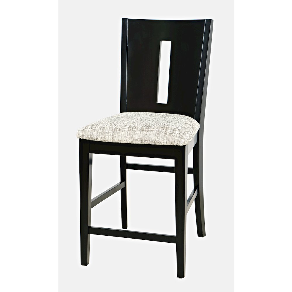 Urban Icon Contemporary Slotback Upholstered Counter Stool (Set of 2)