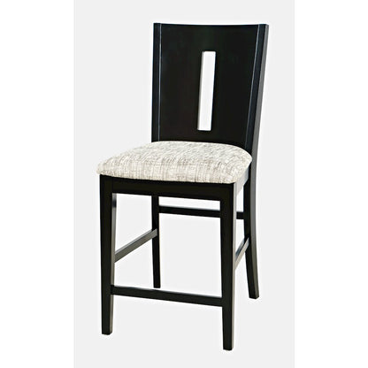 Urban Icon Contemporary Slotback Upholstered Counter Stool (Set of 2)