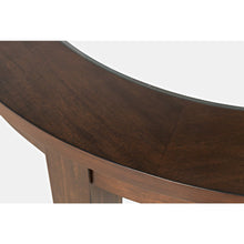 Urban Icon Contemporary 42" Round Counter Height Glass Inlay Dining Table