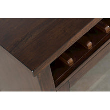 Urban Icon Contemporary 48" Buffet Server with Wine Rack and Stemware Rack