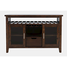 Urban Icon Contemporary 48" Buffet Server with Wine Rack and Stemware Rack