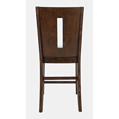 Urban Icon Contemporary Slotback Upholstered Counter Stool (Set of 2)