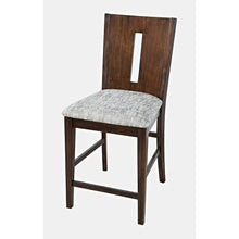 Urban Icon Contemporary Slotback Upholstered Counter Stool (Set of 2)