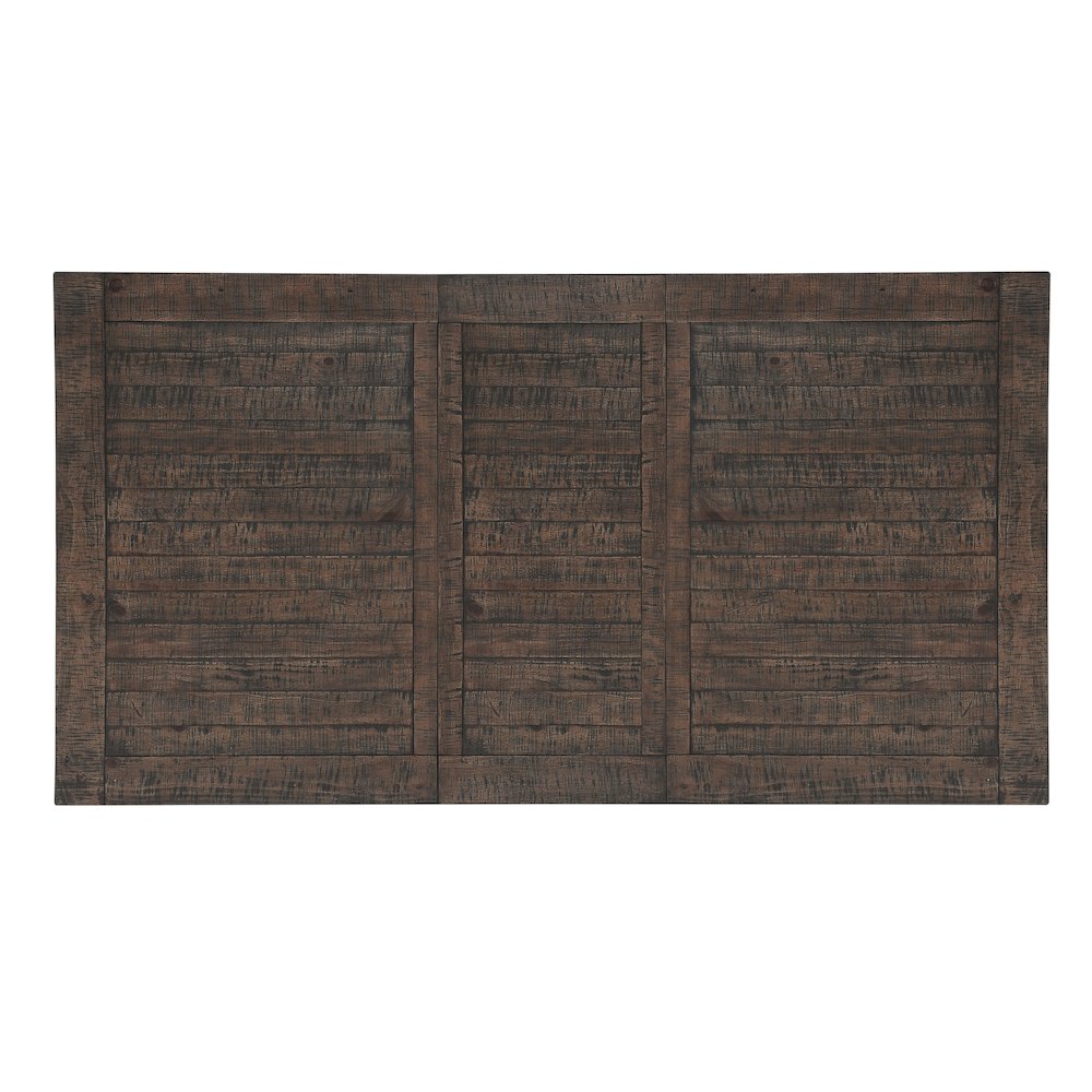 Willow Creek Distressed Solid Wood 78" Extension Dining Table