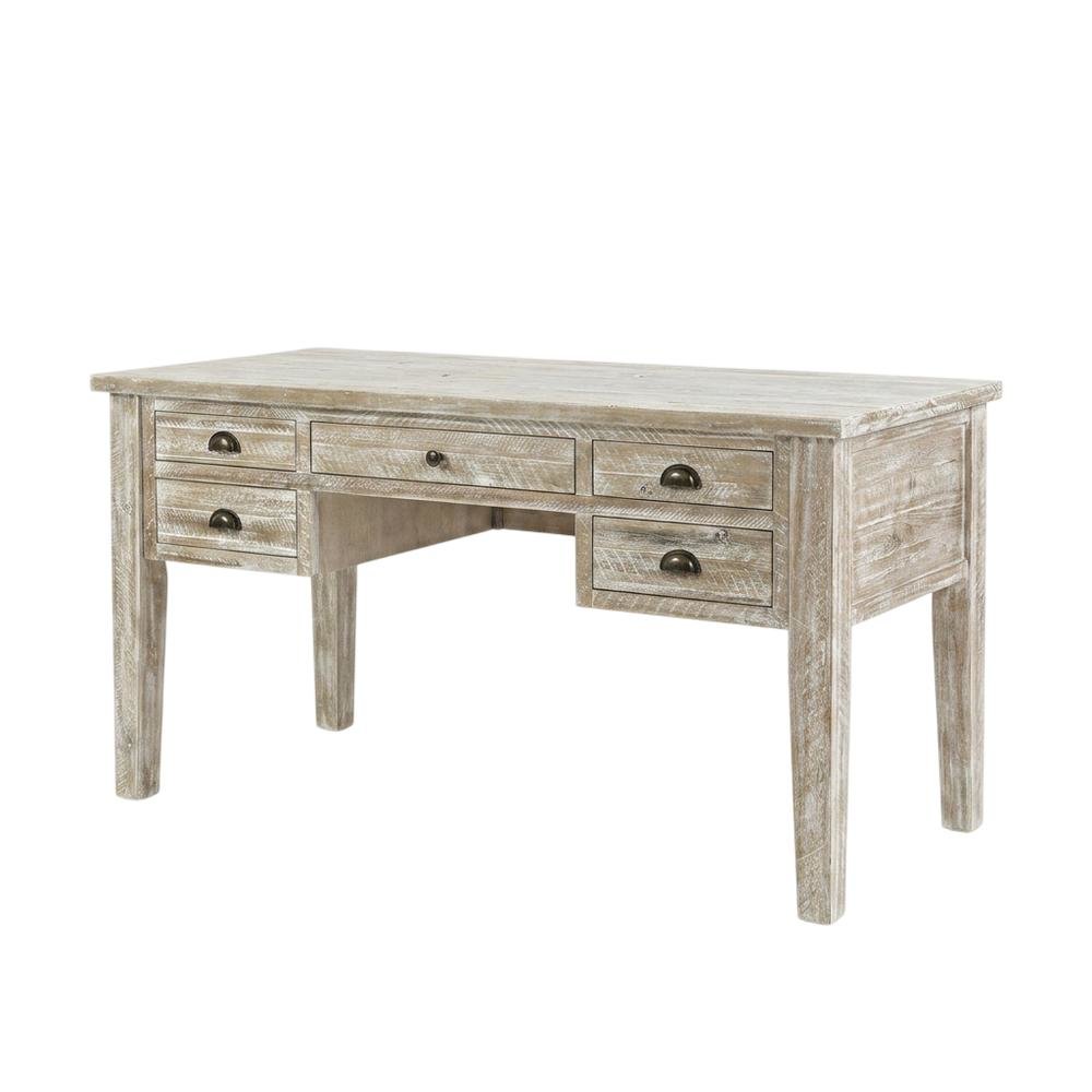 5-Drawer Home Office Desk with Storage, Modern Computer Writing Workstation