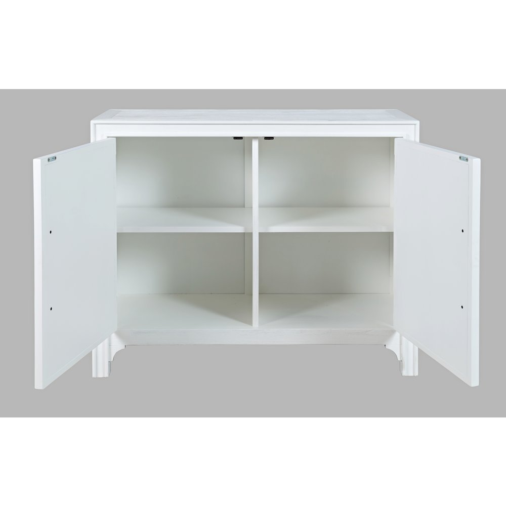 Gramercy Mid-Century Modern Chevron Two Door 40" Accent Chest