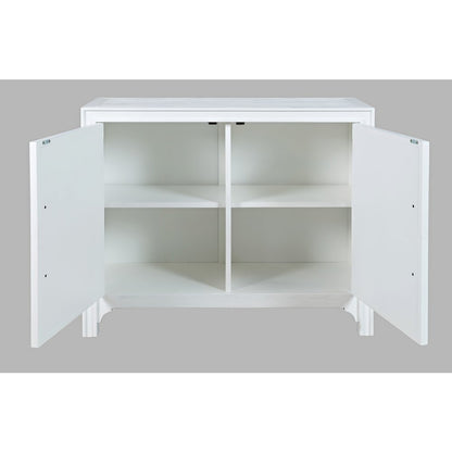 Gramercy Mid-Century Modern Chevron Two Door 40" Accent Chest