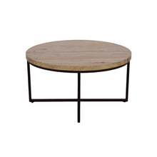 Ames Solid Wood Modern 36" Round Coffee Table