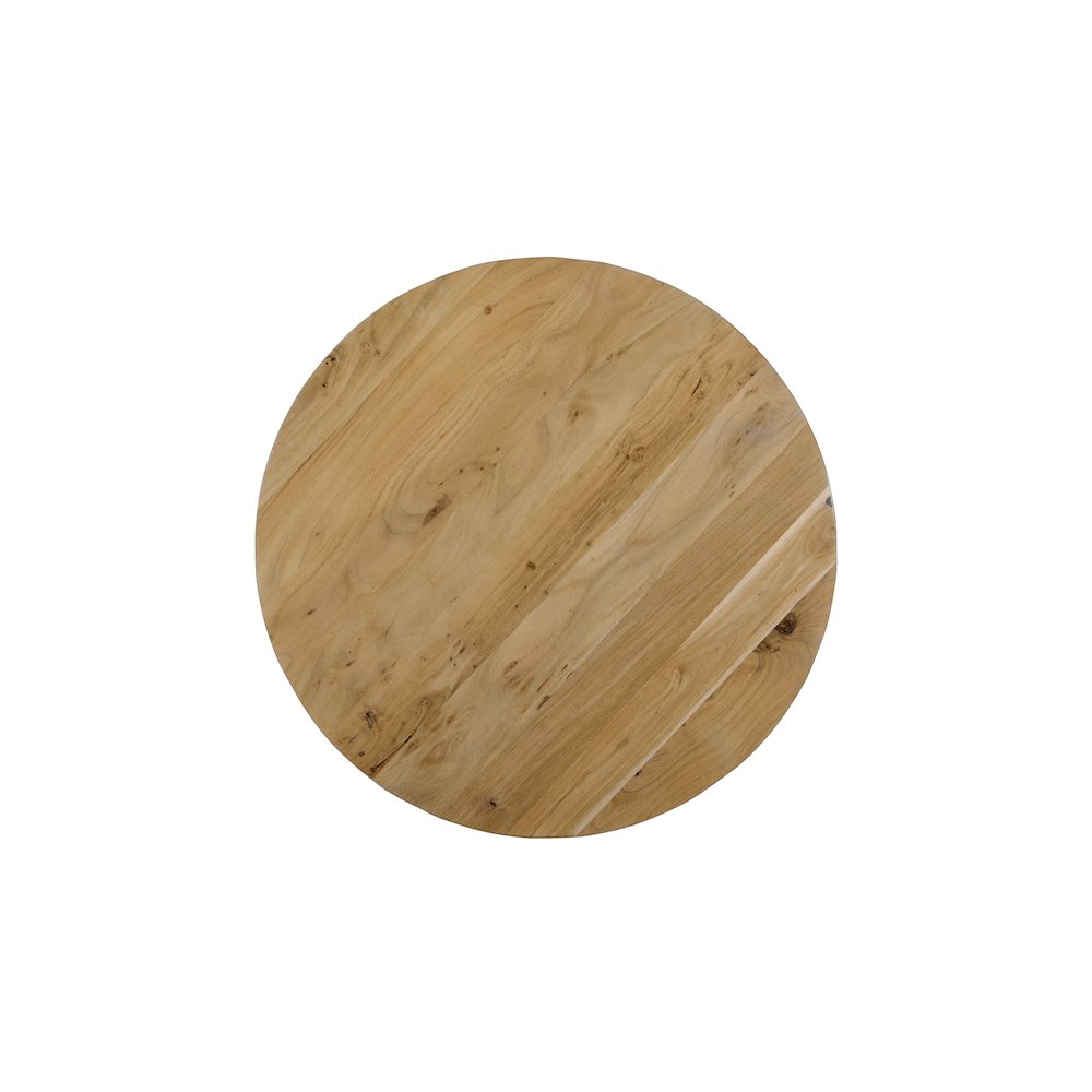 Ames Solid Wood Modern 36" Round Coffee Table