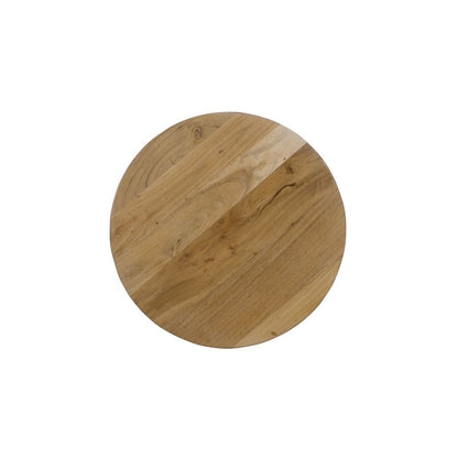 Ames Solid Wood Modern 20" Round End Table