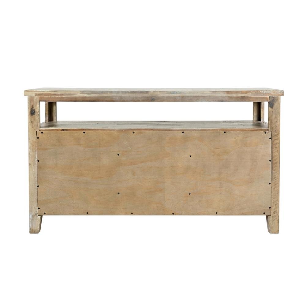 Storage Console Table with Doors and Drawers, Entryway Accent Sideboard