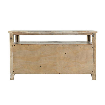 Storage Console Table with Doors and Drawers, Entryway Accent Sideboard