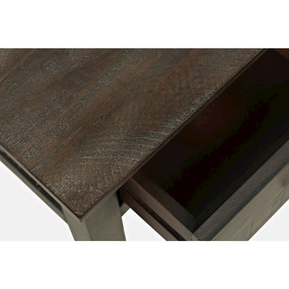 Devon Farmhouse Distressed Solid Wood End Table