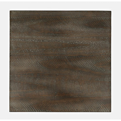 Devon Farmhouse Distressed Solid Wood End Table
