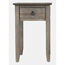 Devon Farmhouse Distressed Solid Wood End Table