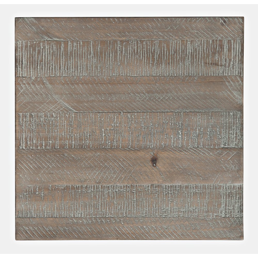Devon Farmhouse Distressed Solid Wood End Table