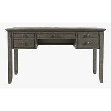Rustic Shores Coastal Style Distressed Acacia USB Charging Desk