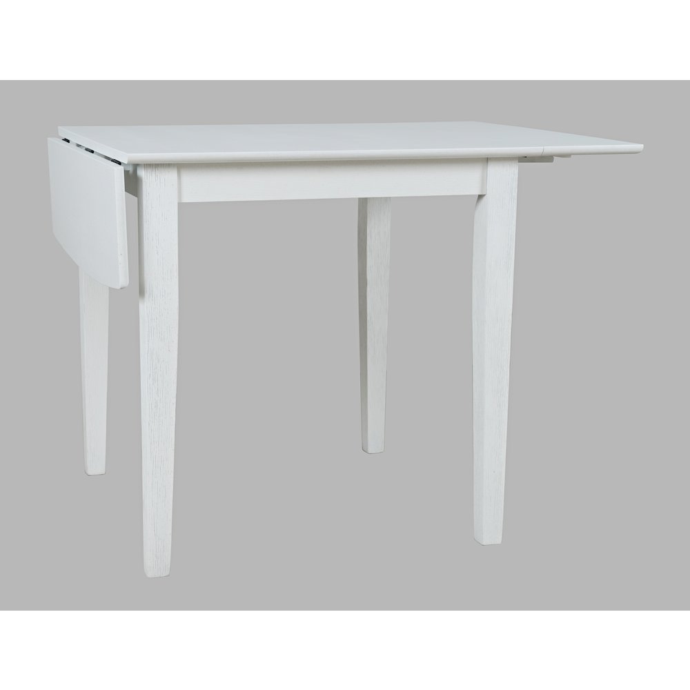 Coastal Wire-Brushed Acacia Drop-Leaf Coastal Wire-Brushed Acacia Dining Table