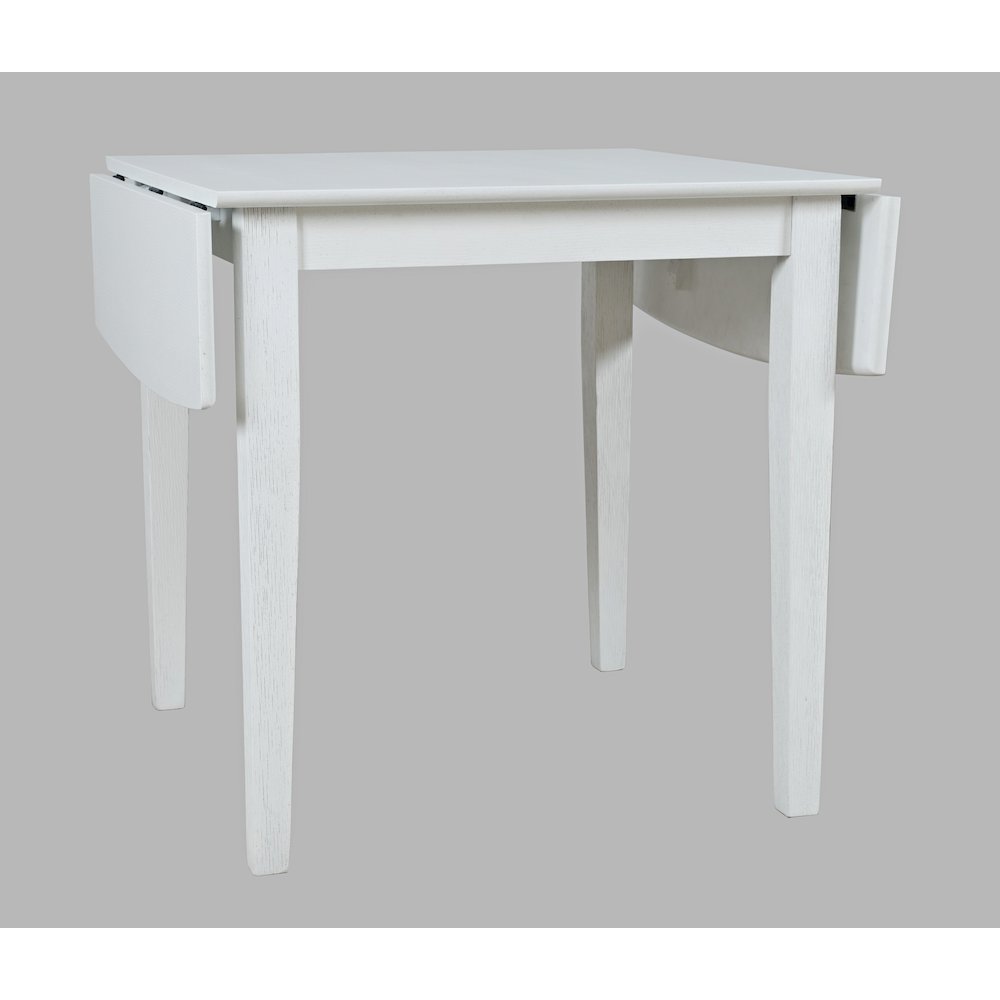 Coastal Wire-Brushed Acacia Drop-Leaf Coastal Wire-Brushed Acacia Dining Table