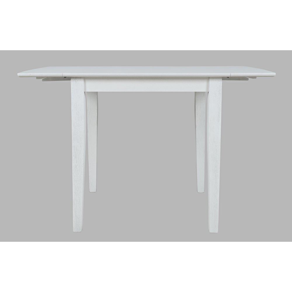 Coastal Wire-Brushed Acacia Drop-Leaf Coastal Wire-Brushed Acacia Dining Table