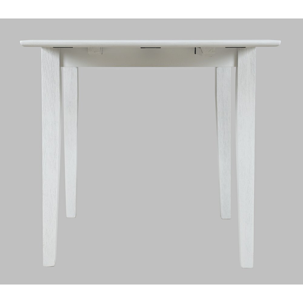 Coastal Wire-Brushed Acacia Drop-Leaf Coastal Wire-Brushed Acacia Dining Table