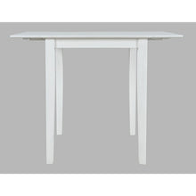 Eastern Tides Coastal Wire-Brushed Acacia Drop-Leaf Counter Height Dining Table