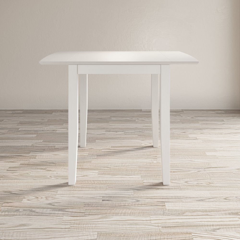 Coastal Wire-Brushed Acacia Three Piece Backless Counter Height Dining Set