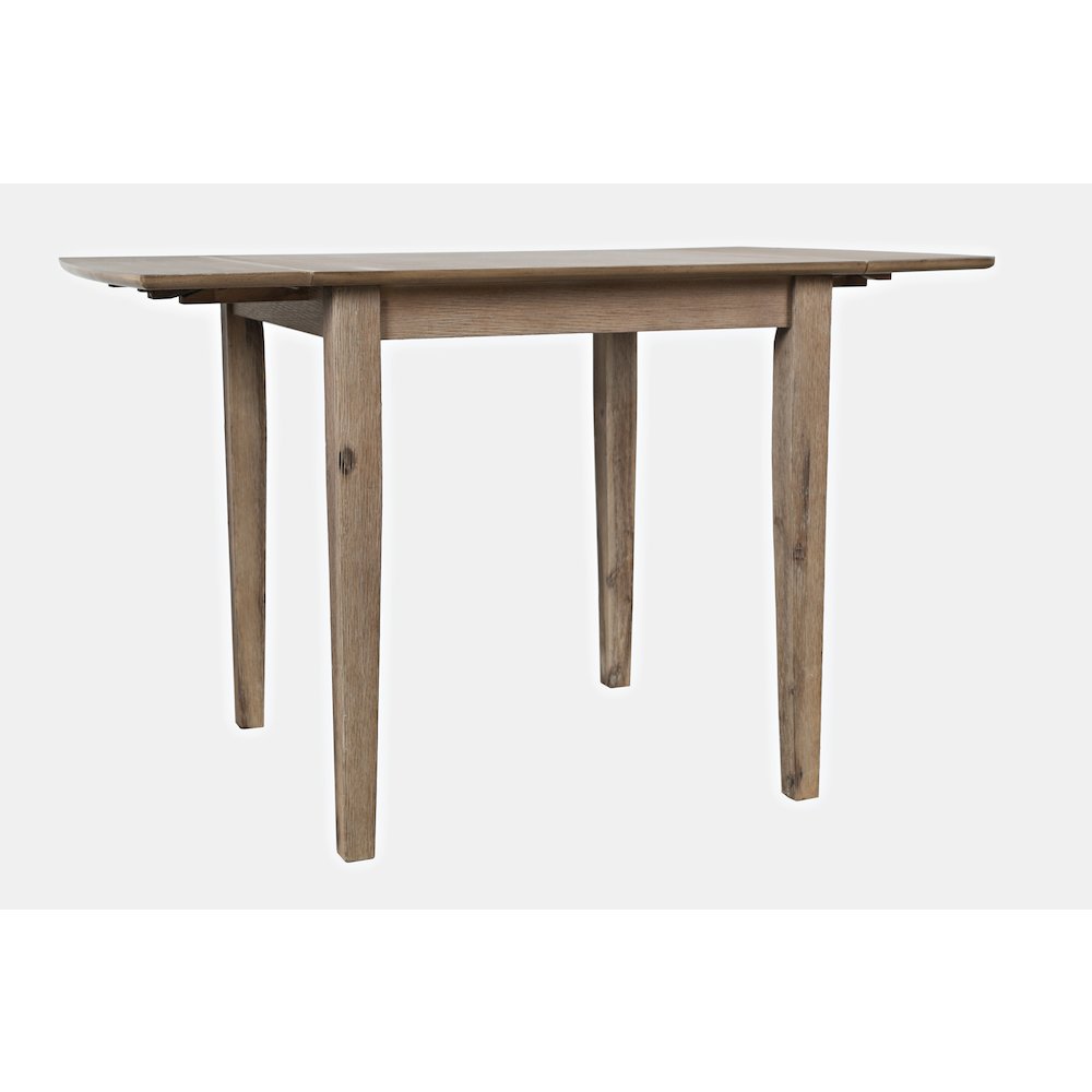 Eastern Tides Coastal Wire-Brushed Wood Three Piece Upholstered Dining Set