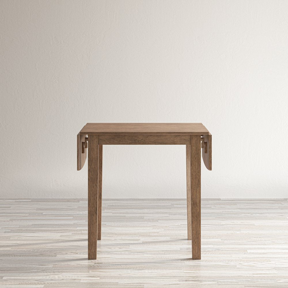 Eastern Tides Coastal Wire-Brushed Wood Three Piece Cross-Back Dining Set