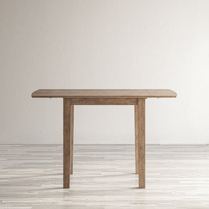 Eastern Tides Coastal Wire-Brushed Wood Three Piece Cross-Back Dining Set