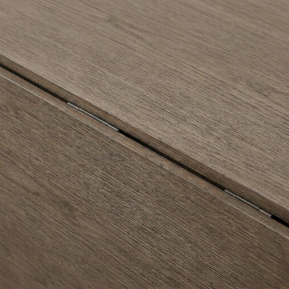 Acacia Veneer Drop-Leaf Counter Height Dining Table, Coastal, Brushed Bisque